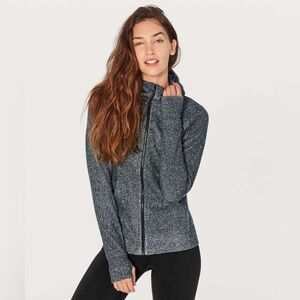 Lululemon Scuba Full-Zip Hoodie Luminesce Splatter Size 4 NWT